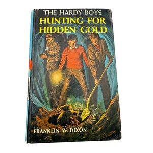 The Hardy Boys: Hunting for Hidden Gold Book 5 Vintage Hardcover 1963